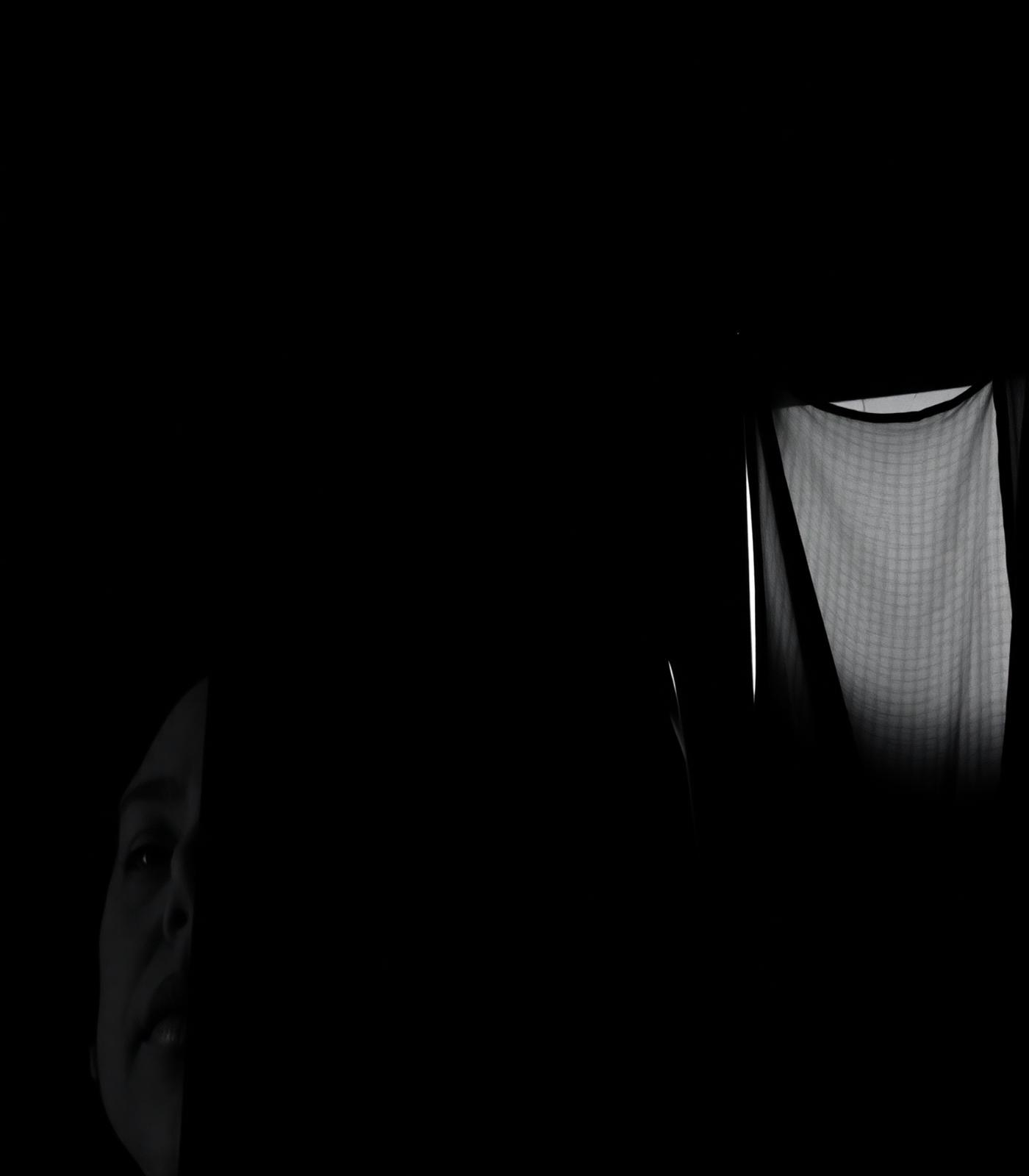 Portrait of the designer in low light
